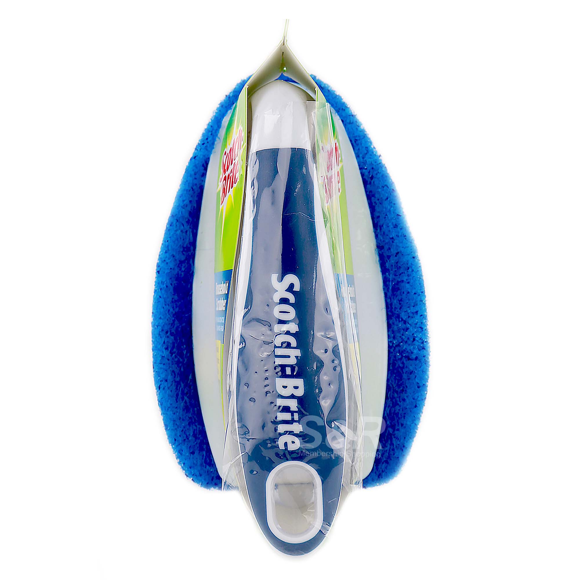 Scotch-Brite Household Scrubber with Non Scratch Cleaning Head 1pc Scotch-Brite Household Scrubber with Non Scratch Cleaning Head 1pc